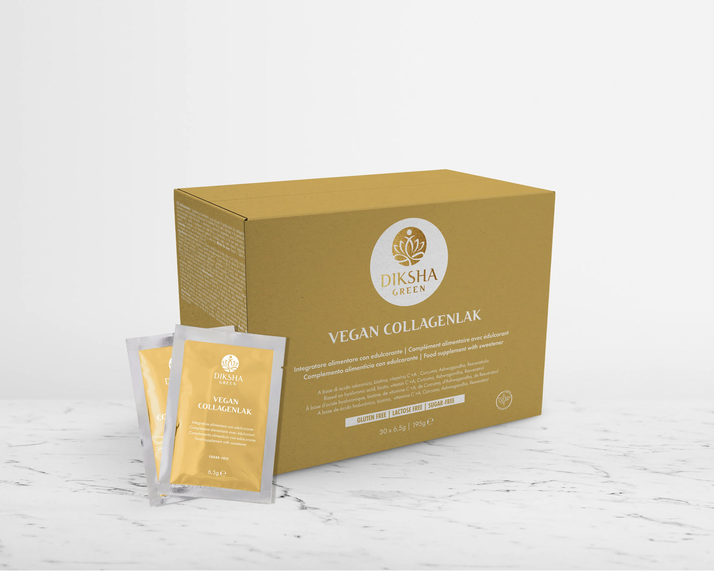 COLLAGENE VEGETALE LAKSHMI VEGAN COLLAGENLAK 30 bustine