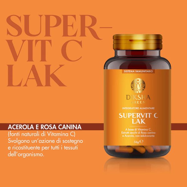 INTEGRATORE ALIMENTARE SUPERVIT C LAK 40 COMPRESSE