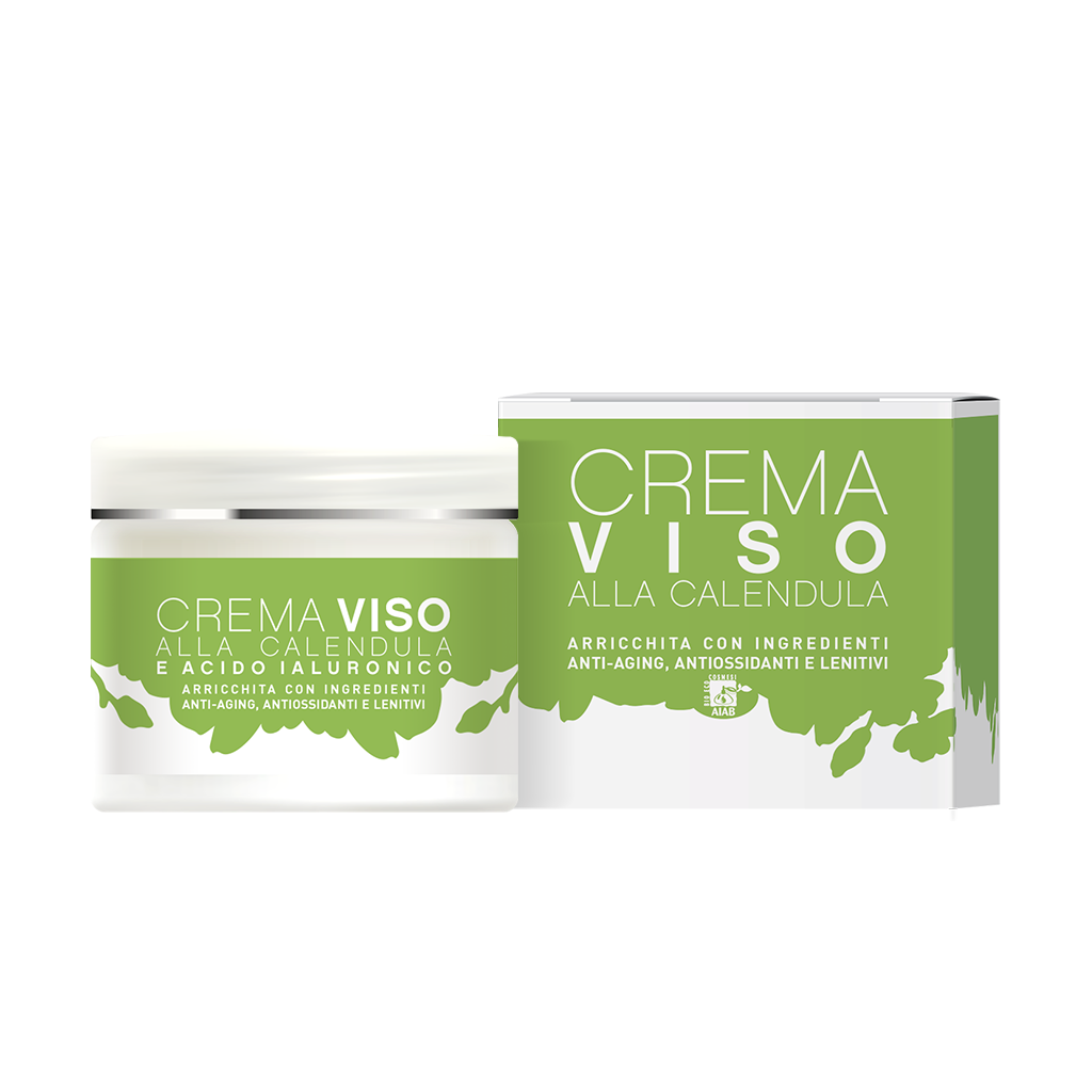 CREMA VISO ALLA CALENDULA E ACIDO IALURONICO 50ml